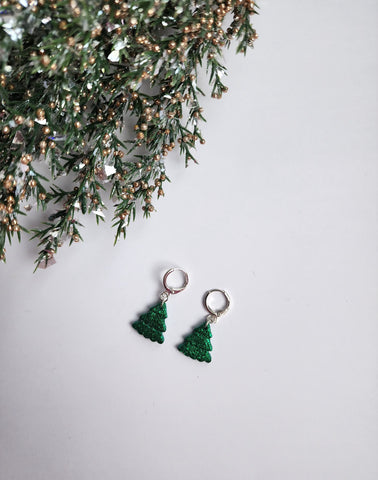Glitter Tree Dangle